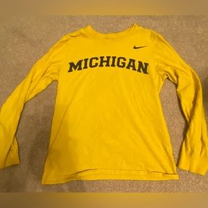 Nike Umich longsleeve tshirt